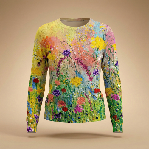 Marta | Flowers Art Cozy Sweater